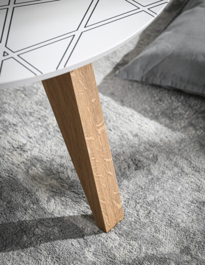 JFG Ébénisterie - Collection HIMA table basse détail